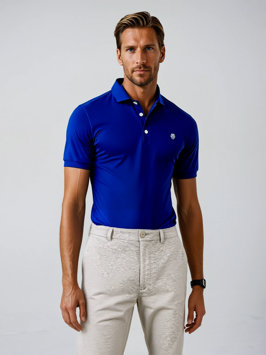 Elegant Polo Shirt met korte mouwen en tijger print