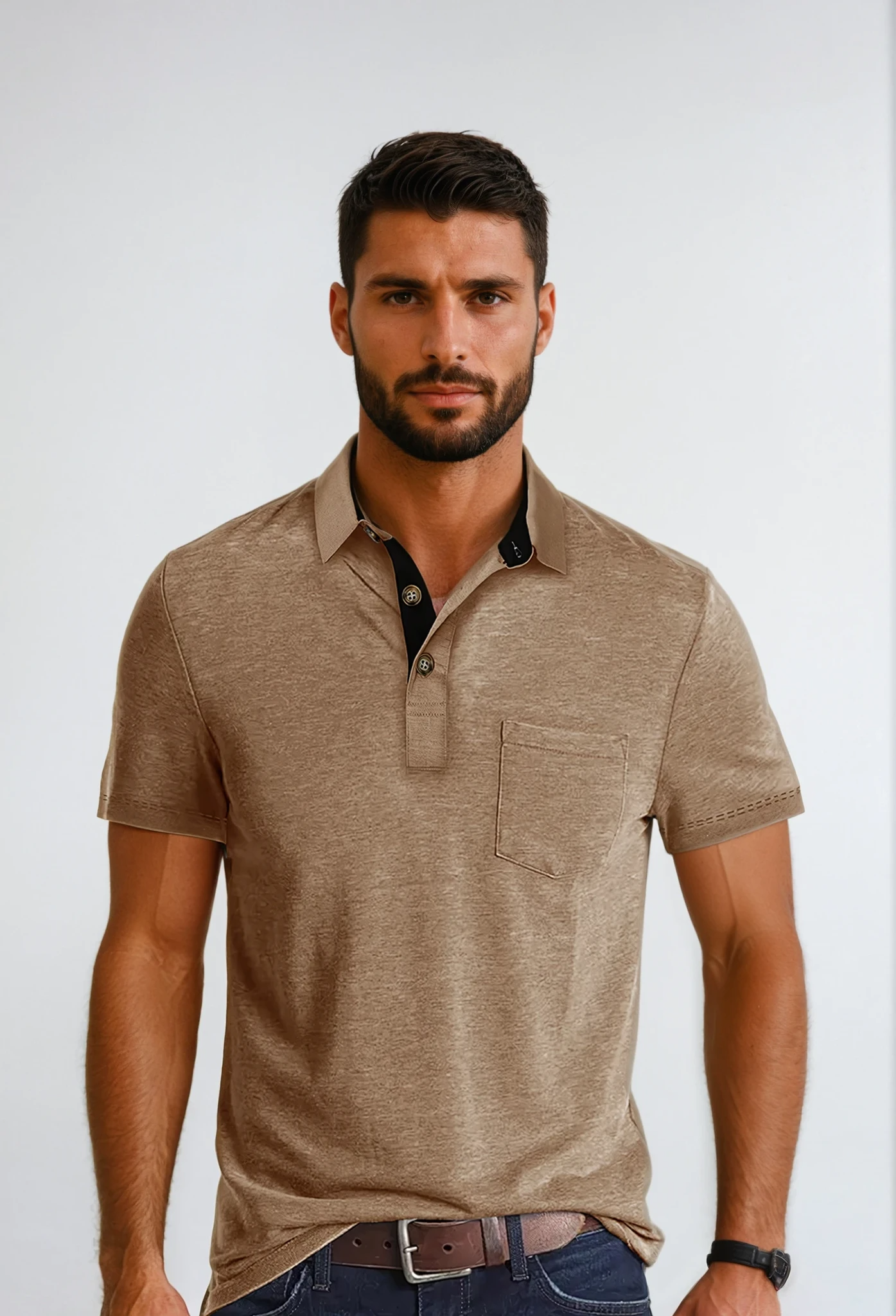 Comfortabel en Stijlvolle Casual Heren Polo