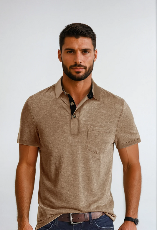 Comfortabel en Stijlvolle Casual Heren Polo